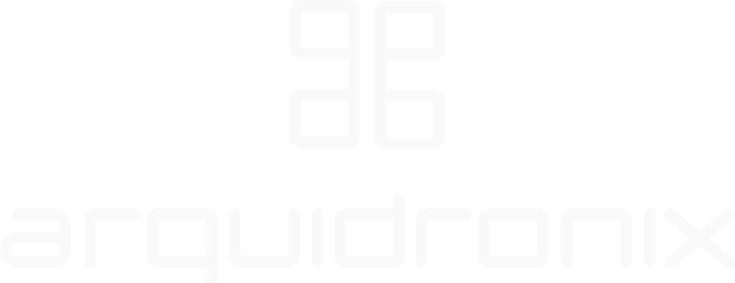 logo arquidronix blanco