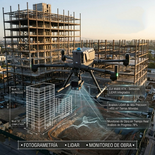 fotogrametria lidar monitoreo